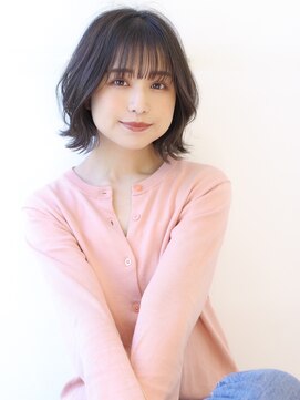 オーロ 宝塚店(ORO) 20代30代40代50代ボブルフネビージュ小顔ワンレンショート