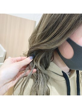 アッシュ 北千住店(Ash) 【ブリーチカラー】ミルクティーグレージュカラー