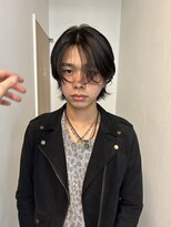 メゾンアクア 表参道(Maison ACQUA)&nbsp;=メンズボブ/ダークアッシュ/ニュアンスパーマ／MAN’S HAIR