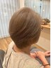 カット+プレミアムカラー（リタッチ）+ほぐしシャンプー 