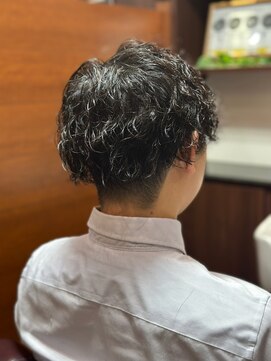 ケースタイル ヘアスタジオ 神保町店(K STYLE HAIR STUDIO) ツイスパ/メンズパーマ/束感ショート/ツーブロックマッシュ/床屋