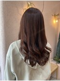 ピンクブラウンカラー