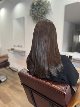 ティーク(TEAK) カラーと同時にできる髪質改善メニューno.2