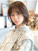 ■SOLセンター南15-1■シースルー前髪/地毛風カラー/外ハネボブ