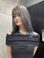 スタイル スマート サロン(STYLE smart salon)&nbsp;ちらっと可愛いシルバーカラー×ラベンダーカラー【ことこ】