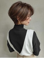 レリーキルト 岡本(RelyQuilt)&nbsp;骨格補正ショートボブ×横顔スッキリ若見え[岡本/摂津本山]