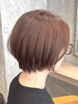 アヤラグランスパ 船橋店(AyaLA GRAN SPA) 【福田隆晃】似合わせカット/ピンクベージュ/ショートヘア
