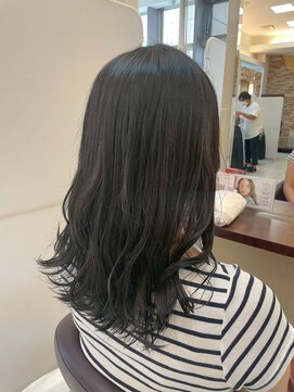 髪質改善/顔周りレイヤーカット/グレージュ[千葉/千葉駅]