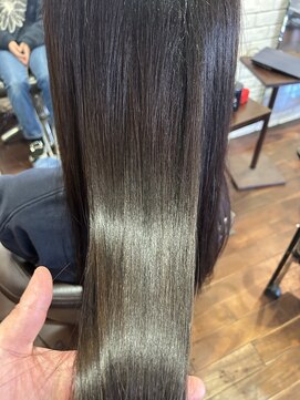 ツヤツヤサラサラ♪髪質改善縮毛矯正/HIDE