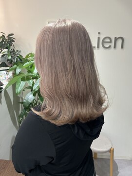 ブリーチカラー/ダブルカラー/ホワイトベージュ/ミルクティー