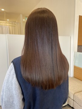 サラビューティーサイト 九大学研都市店(SARA Beauty Sight) 髪質改善トリートメント/艶髪/ベージュ/ショコラブラウン/透明感