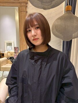 ファルファラ(farfara) 【farfara】ショート×オレンジブラウン(問屋町テラス)大島結衣