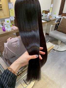 ヘアリゾート粋 ウナム 新宿東口店(enam) 髪質改善/艶髪/黒髪ロング