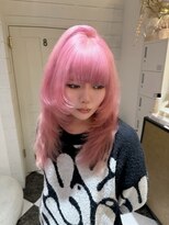 髪屋 紬 ホワイトピンク