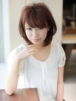 《AFLOAT裕二朗》大人女性ミセス世代に支持◎髪型ミディアム104