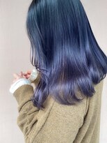 ポテト(potato) グレーラベンダーグラデ × うるつやミディ