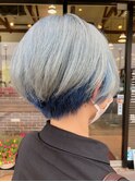 ホワイトグレー×ブルースカイ