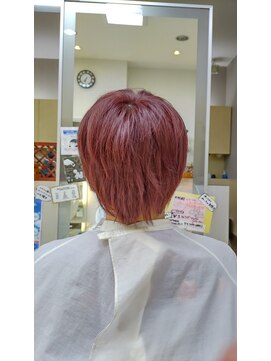 美容室 アネックス(ANNEX) ピンクグラデーション　メンズ　ダブルカラー　【橋本】