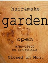 ヘアーメイクガーデン(hair&make garden)&nbsp;堀籠 