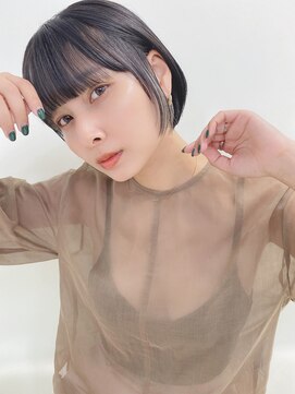 シェルター バイ トウキョウ(Shelter by TOKYO) 小顔に見える大人ショートボブ/インナーカラー