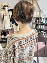 ヘアーアンドアトリエ マール(Hair&Atelier Marl)&nbsp;【Marl】フォギーベージュカラー×ショートボブ