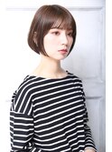 大人可愛い小顔美髪ツヤ髪クールショート似合わせカットA7