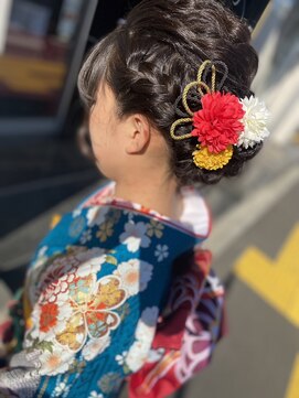 ヘア メイク エア コーディネーション 編み込みヘアセット！