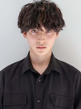 ラミ(L'ami) イケメンモテ髪メンズマッシュ/大人くせ毛風パーマ