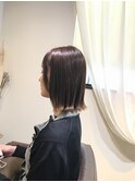 切りっぱなしボブ×艶髪×髪質改善×ミニボブ×ネオメテオ矯正