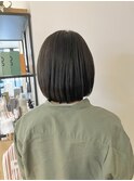結べるボブ オリーブブラウン