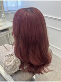 ブリーチあり*濃いめピンク*新井
