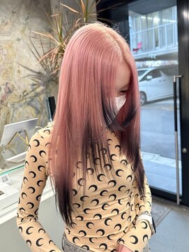 ソル 栄矢場町(SOL) 切りっぱなしボブ/美髪/ピンクブラウン[栄駅/矢場町駅]
