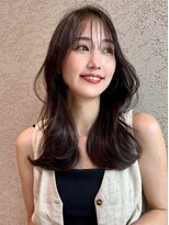 ロンド アンブル 四条烏丸(Lond ambre) オリーブベージュ/レイヤーカット/デザインカラー