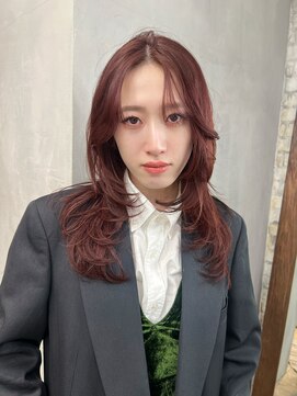 ソル ジングウマエ(SOL JINGUMAE) ざくざくレイヤー / ワインレッド