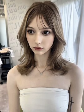 ユー(juu.) 【juu./星ヶ丘】結べる長さ！ミディアムレイヤー☆