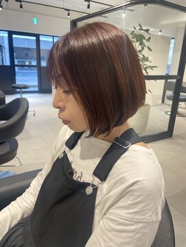 ルーシーズ 鶴見店(Rucy’s) はねないツルッとボブスタイル