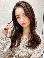 ラルユー 金山(LallYou)&nbsp;暗髪でも出せるこなれ感フェイスレイヤー×ナチュラルセミロング