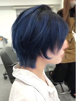 ミー(MI)の写真/【池袋駅1分】ブリーチ1回でつくる透明感。赤み消しカラーから外国人風ダブルカラーまでお任せください☆