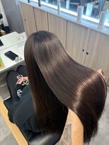 キング 梅田店(K!ng)&nbsp;縮毛矯正髪質改善ハイライトレイヤーカット梅田美容室エクステ