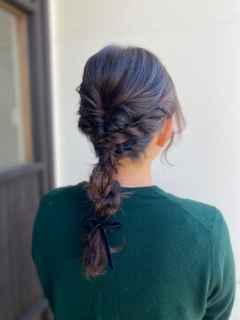 結婚式× あみおろしヘアアレンジ