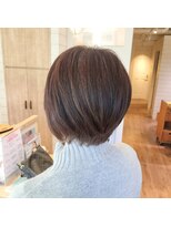 ヘアーゾーン ハチマルハチ 登戸駅前店(Hair Zone 808)&nbsp;白髪白髪ぼかしのグレージュカラー