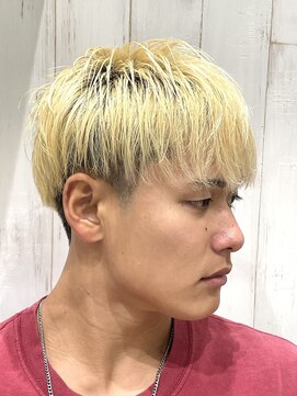 ヨシザワインク プレミアム 横浜 桜木町店(YOSHIZAWA Inc. PREMIUM) メンズツーブロック刈り上げスタイル