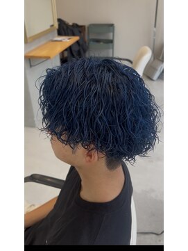 ダブネーション(DUB nation) メンズブリーチオンカラー＋ケアムーブパーマ