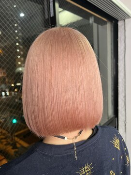 ルッソリベラ 池袋(Lusso libera) ミニボブ/ピンクベージュ/30代/40代/50代