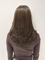 ムード(MOOD,)&nbsp;イメチェン/ピンクベージュ/アンブレラカラー/前髪/銀座駅