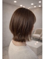 クオリス 上板橋店(QUALIS)&nbsp;20代30代◎髪質改善外ハネブラウンベージュ艶ボブ