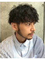 フィフス 栄(fifth) ツイストスパイラルパーマ波巻きスパイラルパーマメンズマッシュ