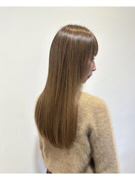 ヘアースタジオ ゼン カロン(Hair studio Zen kalon) 髪質改善/セミロングレイヤー/ローライトカラー/モカブラウン