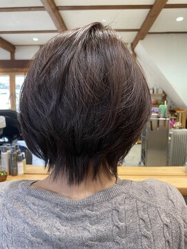 サトシオダクラ(SATOSHI ODAKURA) 大人気マッシュショート　グレイッシュブラウン