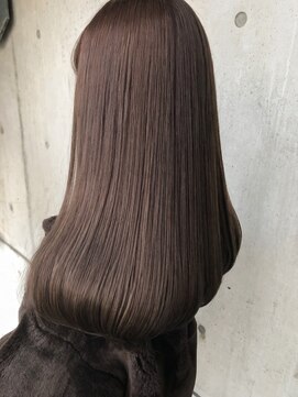 ベルベットヘア 千早店(Velvet hair) 髪質改善カラー×ココアグレージュ【みつ】